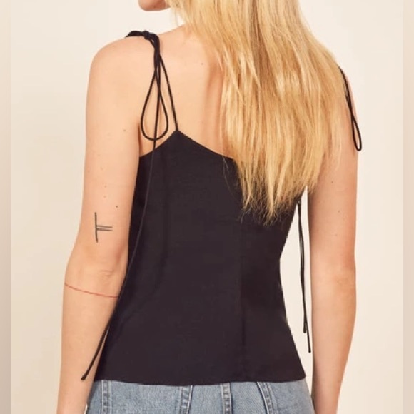 Reformation Leah Cowl Neck Camisole - Picture 3 of 4